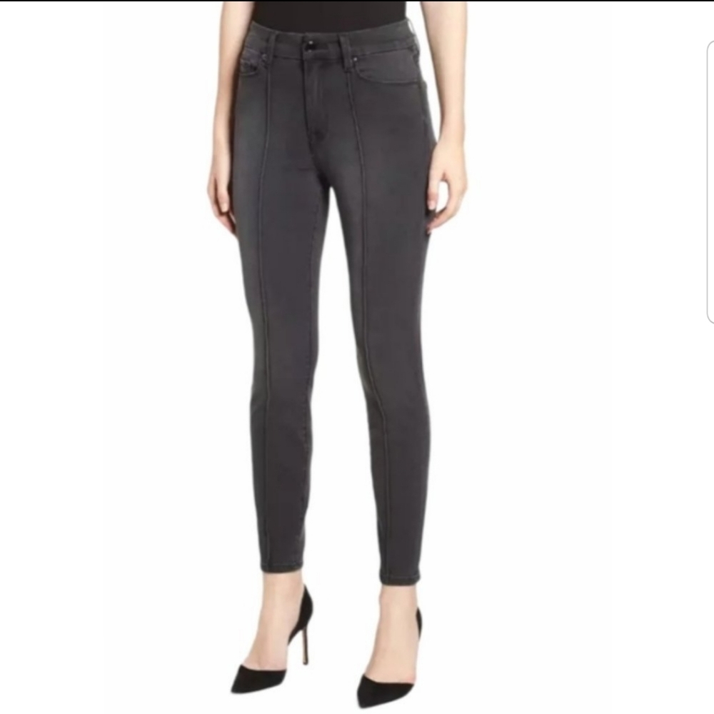 Good American Good Legs Pintuck Jeans